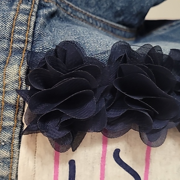 Refashioned denim jacket Paris - Picture 3 of 5